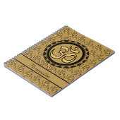 Goldom-Notizbuch Notizblock (Linke Seite)