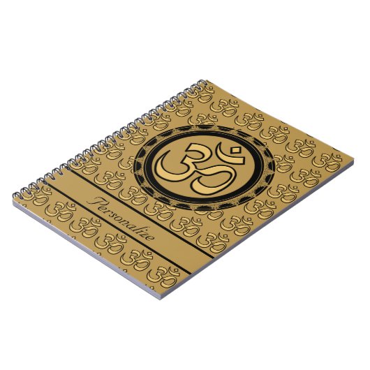 Goldom-Notizbuch Notizblock (Linke Seite)