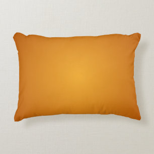 Goldorange, verbranntes Orange, goldbraun Dekokissen