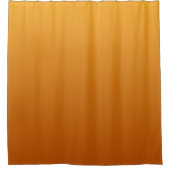 Goldorange, verbranntes Orange, goldbraun Duschvorhang (Vorderseite)