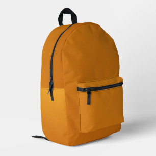 Goldorange, verbranntes Orange, rustikal, fröhlich Bedruckter Rucksack