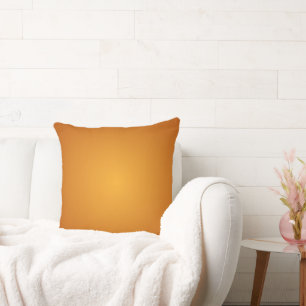 Goldorange, verbranntes Orange, rustikal, fröhlich Kissen