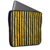 Goldpailletten-Muster Laptopschutzhülle (Vorne Rechts)
