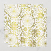 Goldpaisley-Muster (Vorne/Hinten)