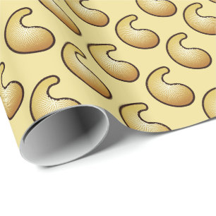 Goldpaisley-Muster Geschenkpapier