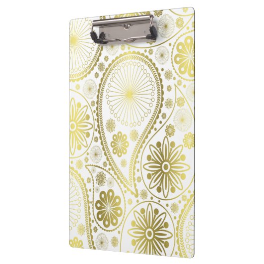 Goldpaisley-Muster Klemmbrett (Links)