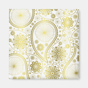 Goldpaisley-Muster Magnet