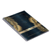 Goldpalm Blätter Beach Wedding Notizblock (Rechte Seite)