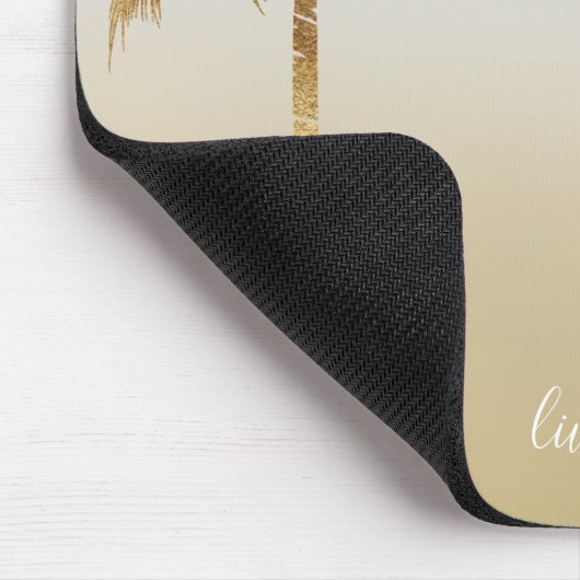 Goldpalm Tree Ombre Mousepad (Ecke)