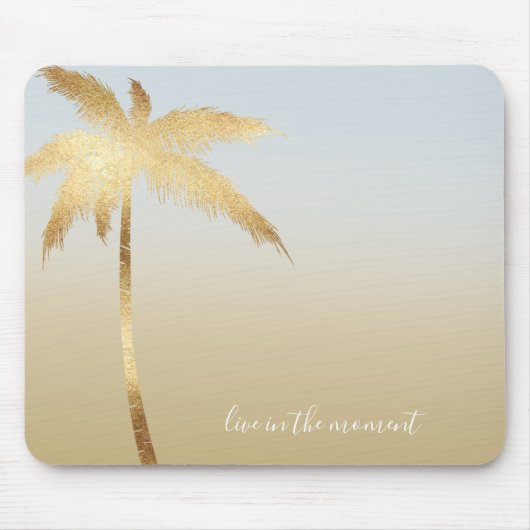 Goldpalm Tree Ombre Mousepad (Vorne)