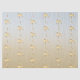 Goldpalm Tree Ombre Seidenpapier