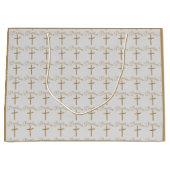 Goldpalmenkreuz Große Geschenktüte (Vorderseite)