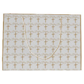 Goldpalmenkreuz Große Geschenktüte (Rückseite)