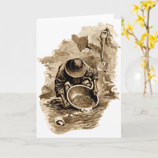 Goldpanner Karte (Gelbe Blume)