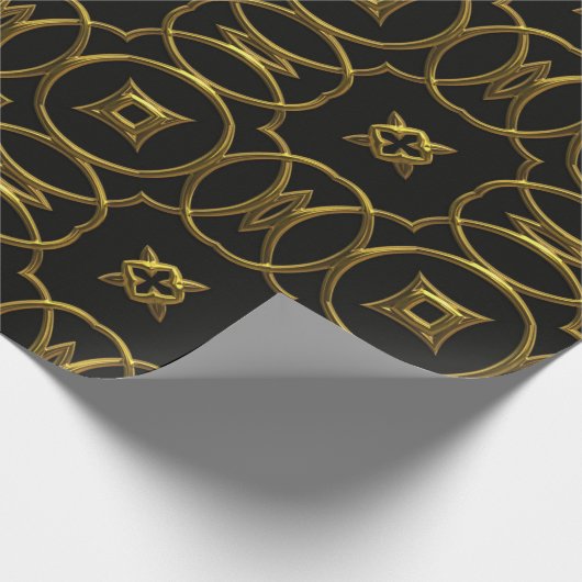 Goldpapier Geschenkpapier (Ecke)