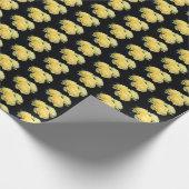 Goldpapier-Rose Geschenkpapier (Ecke)