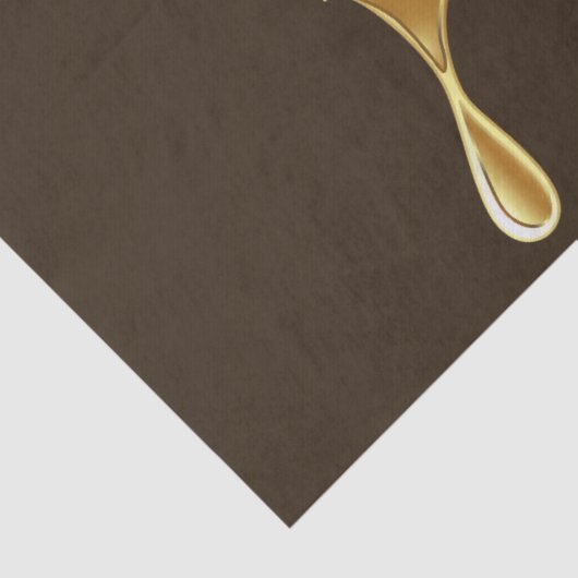 Goldpapier Seidenpapier (Detail)