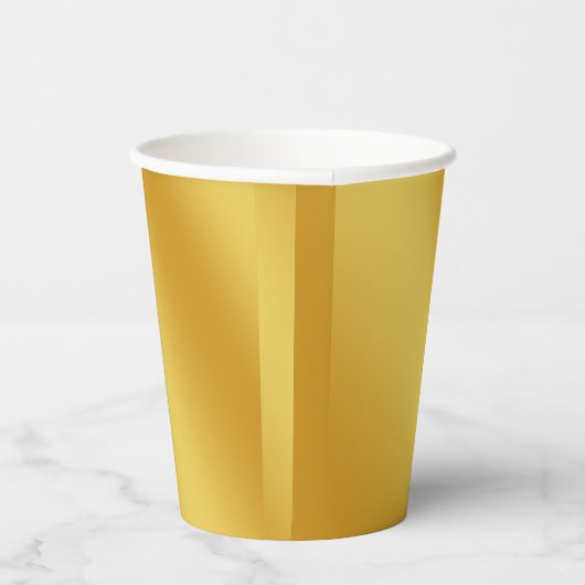 Goldpapiertasse Pappbecher (Rechts)