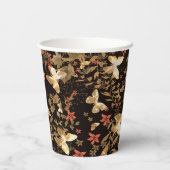 Goldpapiertasse Pappbecher (Rückseite)