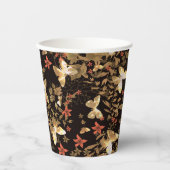 Goldpapiertasse Pappbecher (Vorderseite)