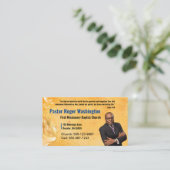 GoldPastor oder Foto Kirche Santa Maria delle Graz Visitenkarte (Stehend Vorderseite)