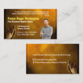 GoldPastor oder Foto Kirche Santa Maria delle Graz Visitenkarte (Vorne/Hinten)