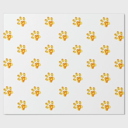Goldpaw Geschenkpapier (Flach)