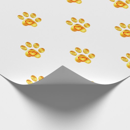 Goldpaw Geschenkpapier (Ecke)