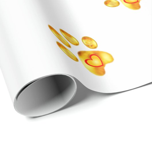 Goldpaw Geschenkpapier (Rolleneckpunkt)