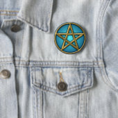 GoldPentagramm auf Wasser Button (Beispiel)