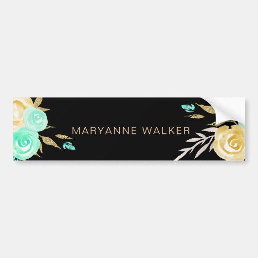 Goldpeongram Autoaufkleber (Vorne)