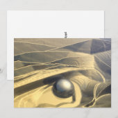 Goldperle Dankeskarte (Vorne/Hinten)