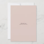 Goldperlen & Prosecco Brunch Bubbly Brautparty Einladung (Rückseite)