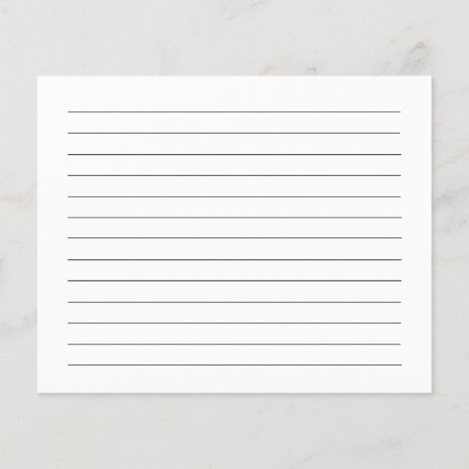 Goldperlen und Prosecco Brautparty Rezept-Karte (Rückseite)