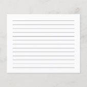 Goldperlen und Prosecco Brautparty Rezept-Karte (Rückseite)