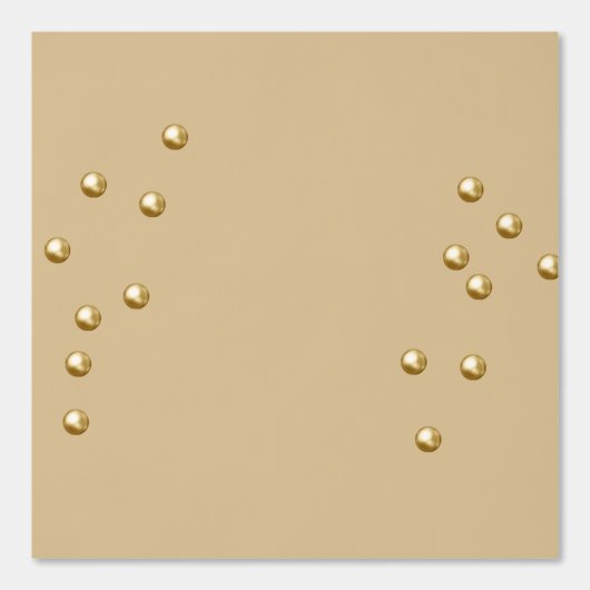 Goldperlentapete Tapete (Vorderseite)