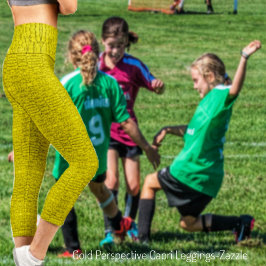 Goldperspektive Capri Leggings