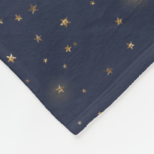 Goldpferde Fleecedecke (Ecke)