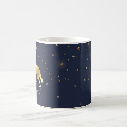 Goldpferde Kaffeetasse (Mittel)