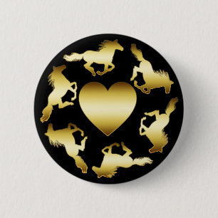 GOLDpferdering Button