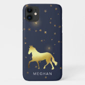 Goldpferdsterne-Pferd-Pferd Monogram-Gehäuse Case-Mate iPhone Hülle (Rückseite)