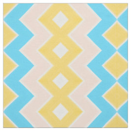 Goldpfirsiche Aquamarin und gelb Stoff