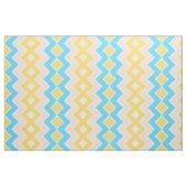 Goldpfirsiche Aquamarin und gelb Stoff (Fat Quarter (45,7 x 55,9 cm))