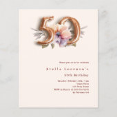 Goldpfirsichgeld 50. Geburtstag (Vorderseite)