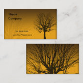 GoldPflanzen-Geschäfts-Karte Visitenkarte (Vorne/Hinten)