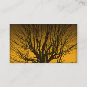 GoldPflanzen-Geschäfts-Karte Visitenkarte (Rückseite)