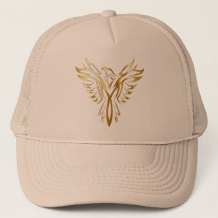 Goldphoenix-Aufstiege Truckerkappe