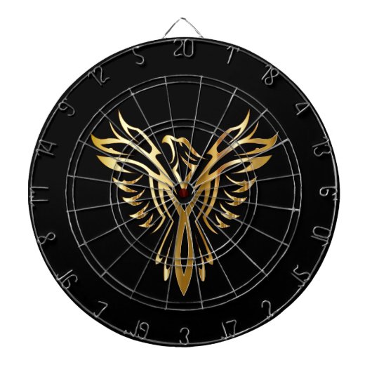 Goldphoenix-MetallkäfigDartboard Dartscheibe (vorne)