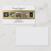 Goldphotographie-Kamera-Film-Streifen Visitenkarte (Vorne/Hinten)