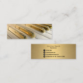 Goldpiantasten - Visitenkarte (Vorne/Hinten)